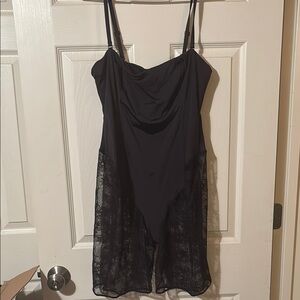 Skims Ultra Fine Lace Strapless Onesie